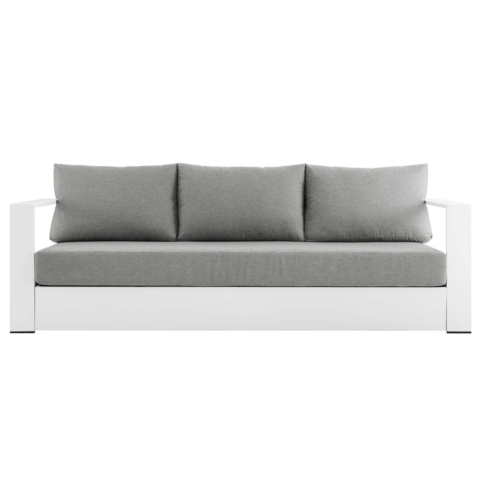 Tahoe Outdoor Patio Powder-Coated Aluminum Sofa by Modway