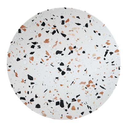 Lippa 20&quot; Round Terrazzo Side Table By HouseBean