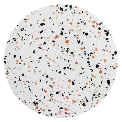 Verne 28&quot; Round Terrazzo Dining Table by Modway