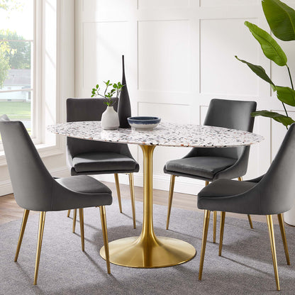 Lippa Oval Terrazzo Dining Table by Modway