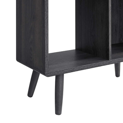 Transmit 5 Shelf Wood Grain Bookcase By HouseBean