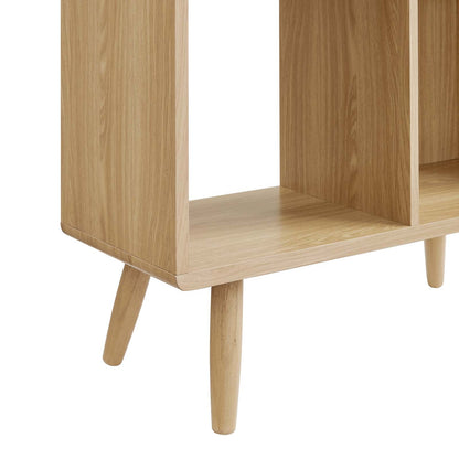 Transmit 5 Shelf Wood Grain Bookcase By HouseBean