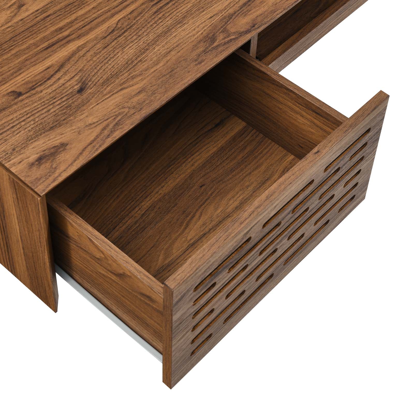 Merit 60&quot; Wall Mount Wood Office Desk By HouseBean