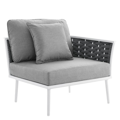 Stance Outdoor Patio Aluminum Small Sectional Sofa By HouseBean