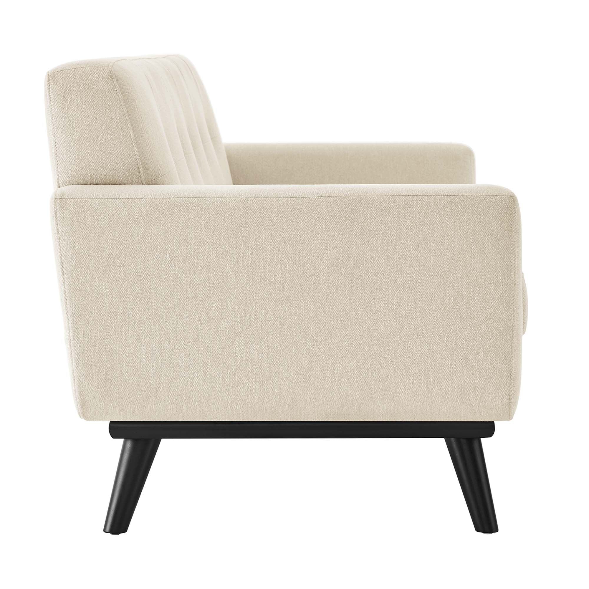 Engage Herringbone Fabric Loveseat by Modway