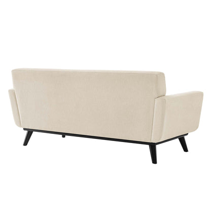 Engage Herringbone Fabric Loveseat by Modway