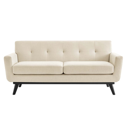 Engage Herringbone Fabric Loveseat by Modway