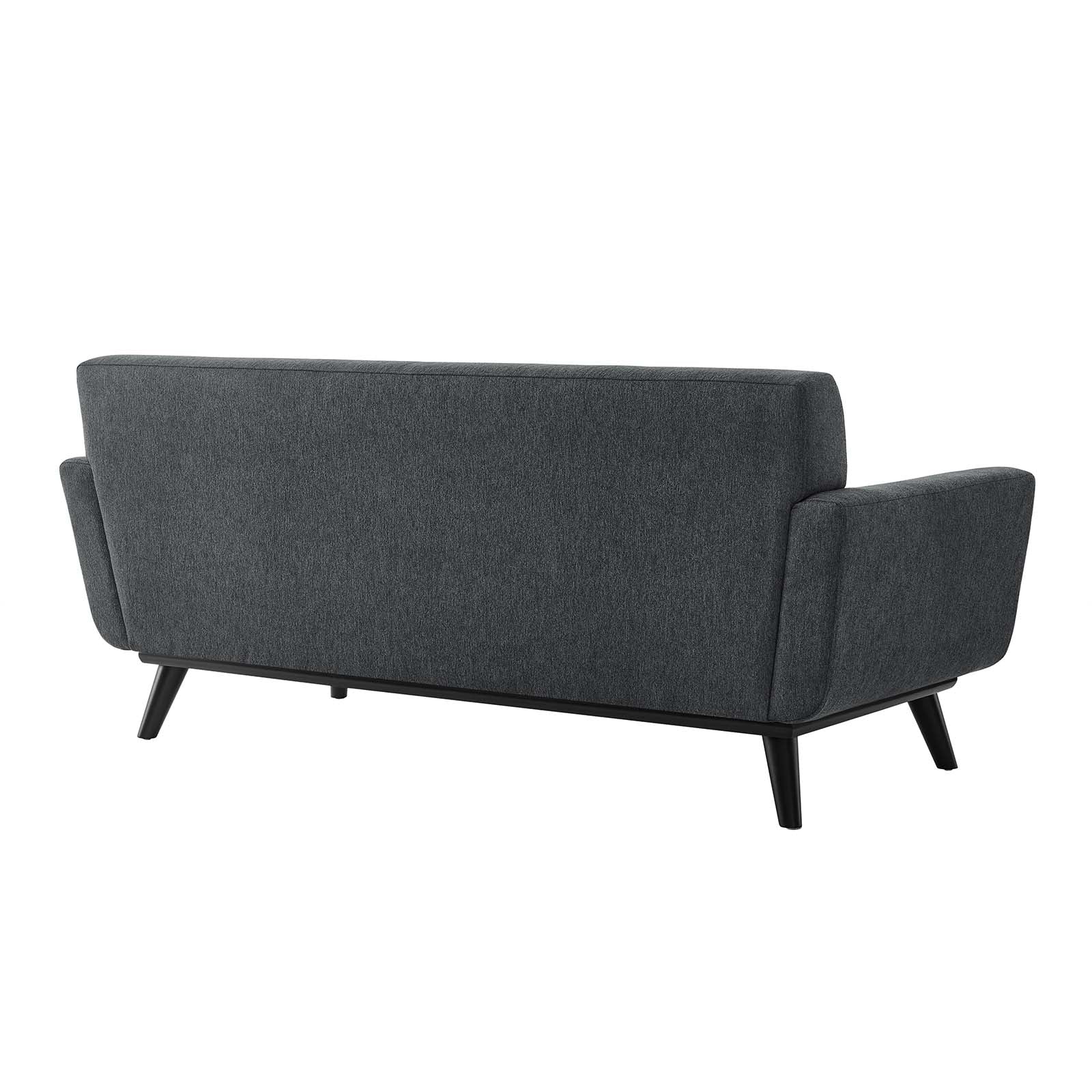 Engage Herringbone Fabric Loveseat By HouseBean