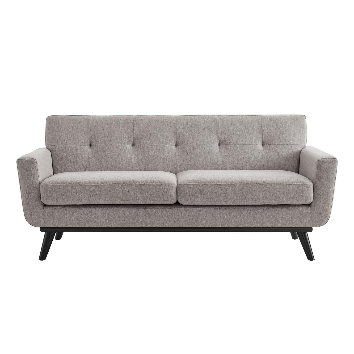 Engage Herringbone Fabric Loveseat By HouseBean