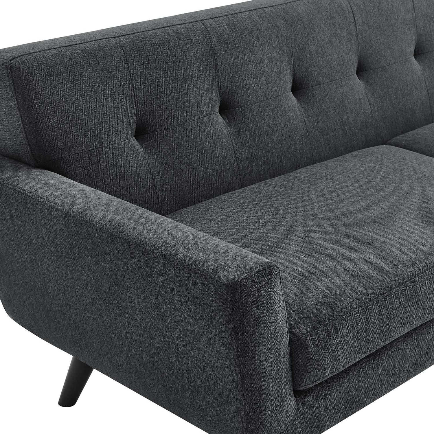 Engage Herringbone Fabric Sofa By HouseBean