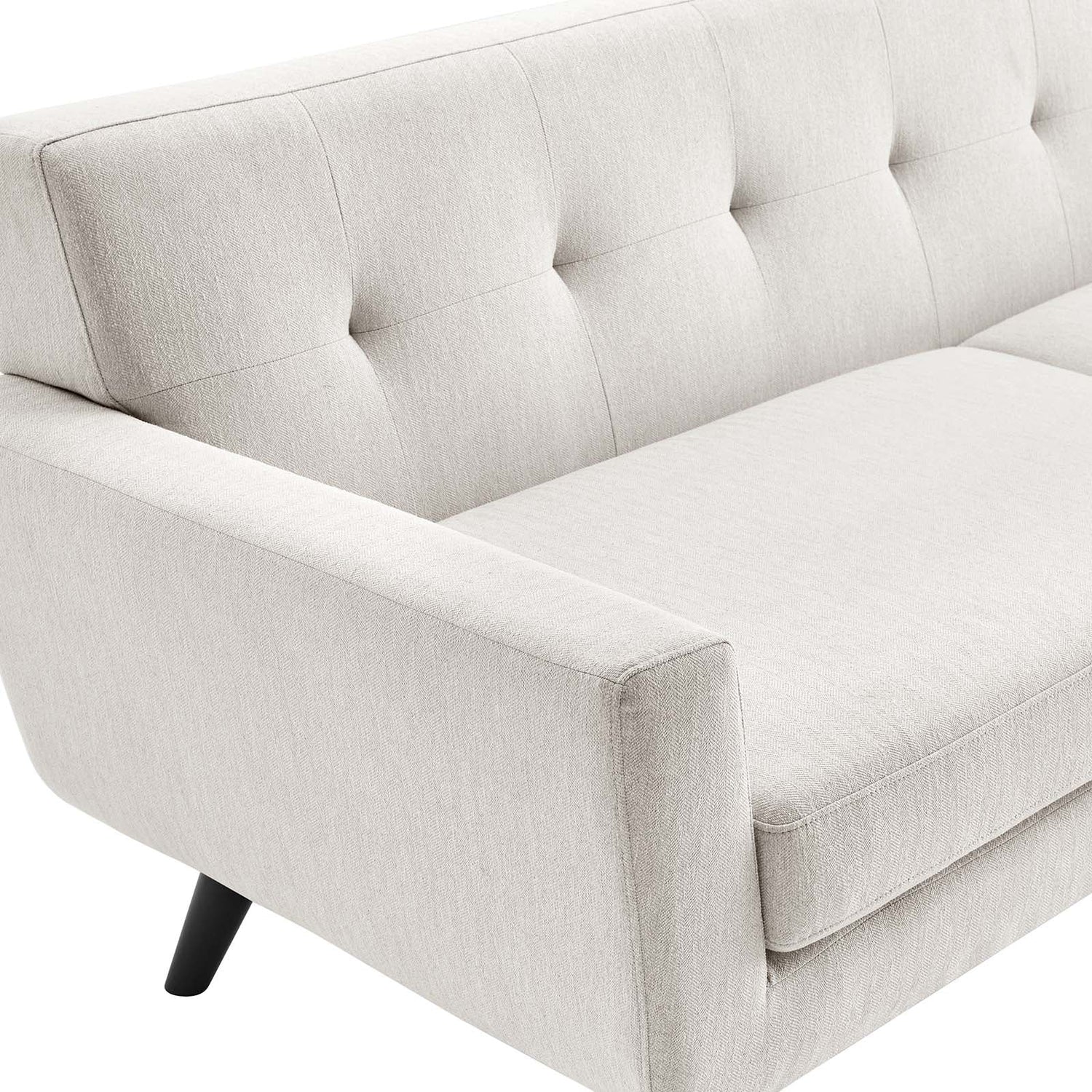 Engage Herringbone Fabric Sofa By HouseBean