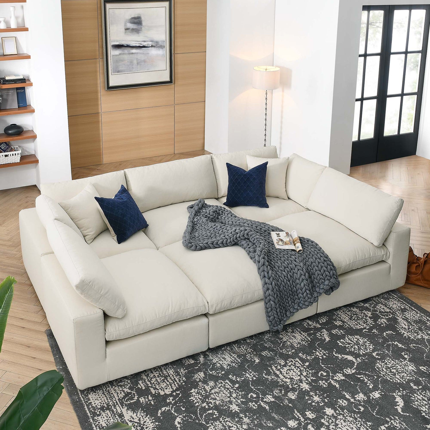 Commix Lounging Sectional by Modway