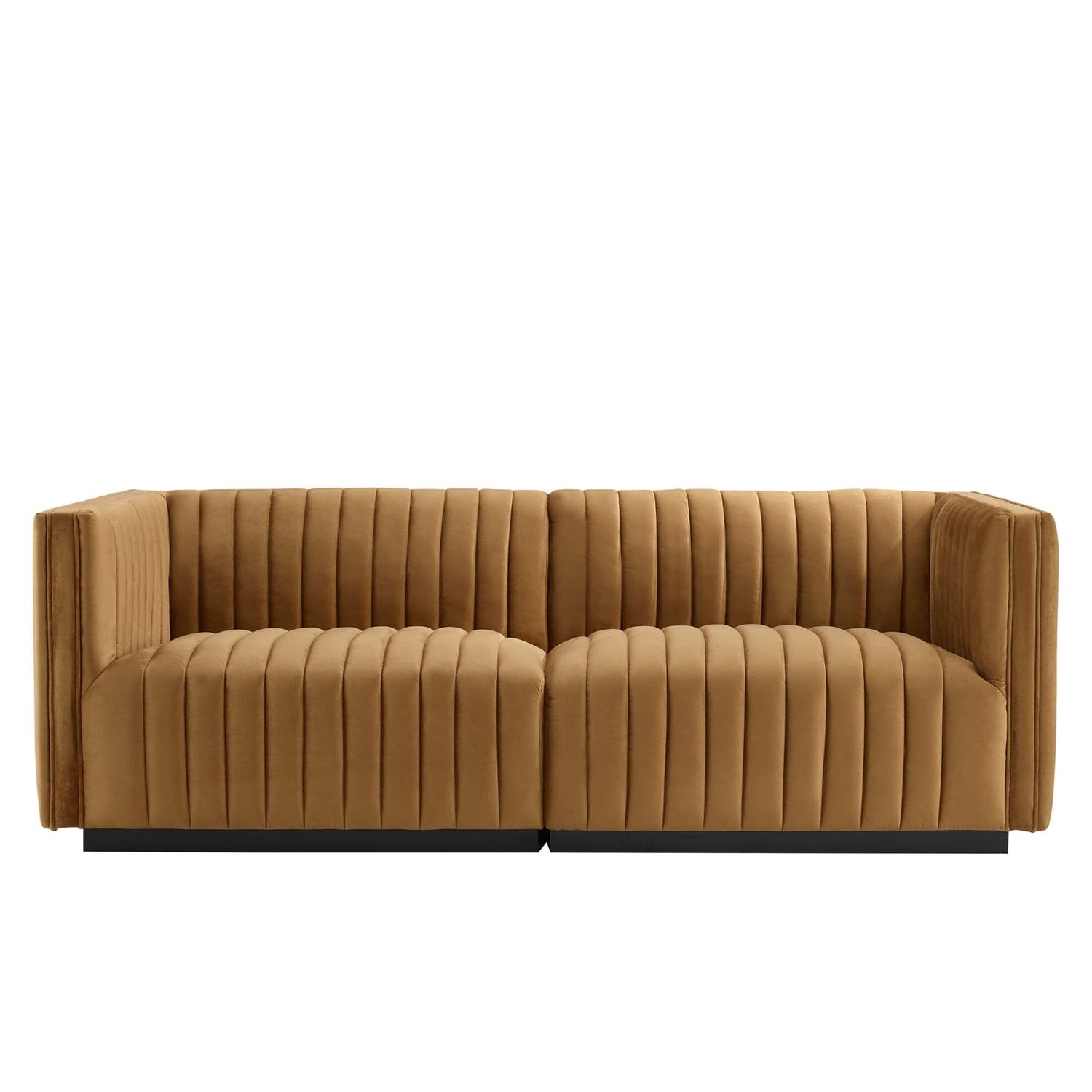 Conjure Channel Tufted Performance Velvet Loveseat by Modway