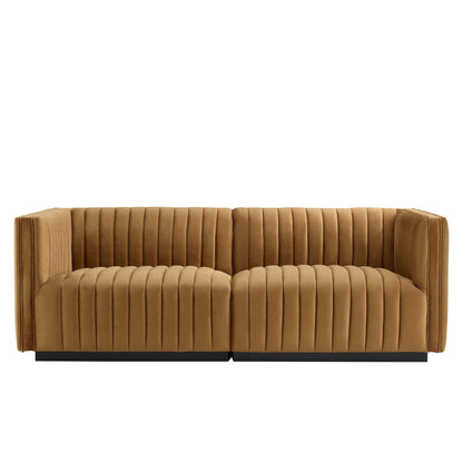 Conjure Channel Tufted Performance Velvet Loveseat by Modway