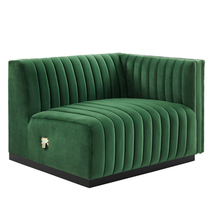 Conjure Channel Tufted Performance Velvet Loveseat by Modway