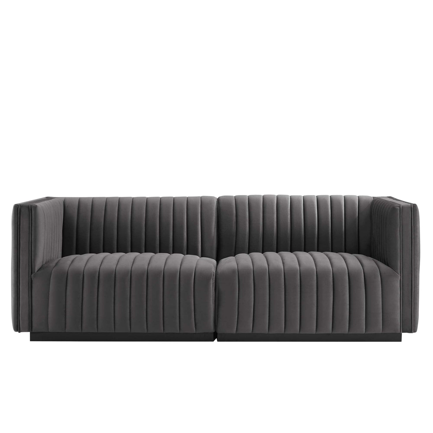 Conjure Channel Tufted Performance Velvet Loveseat by Modway