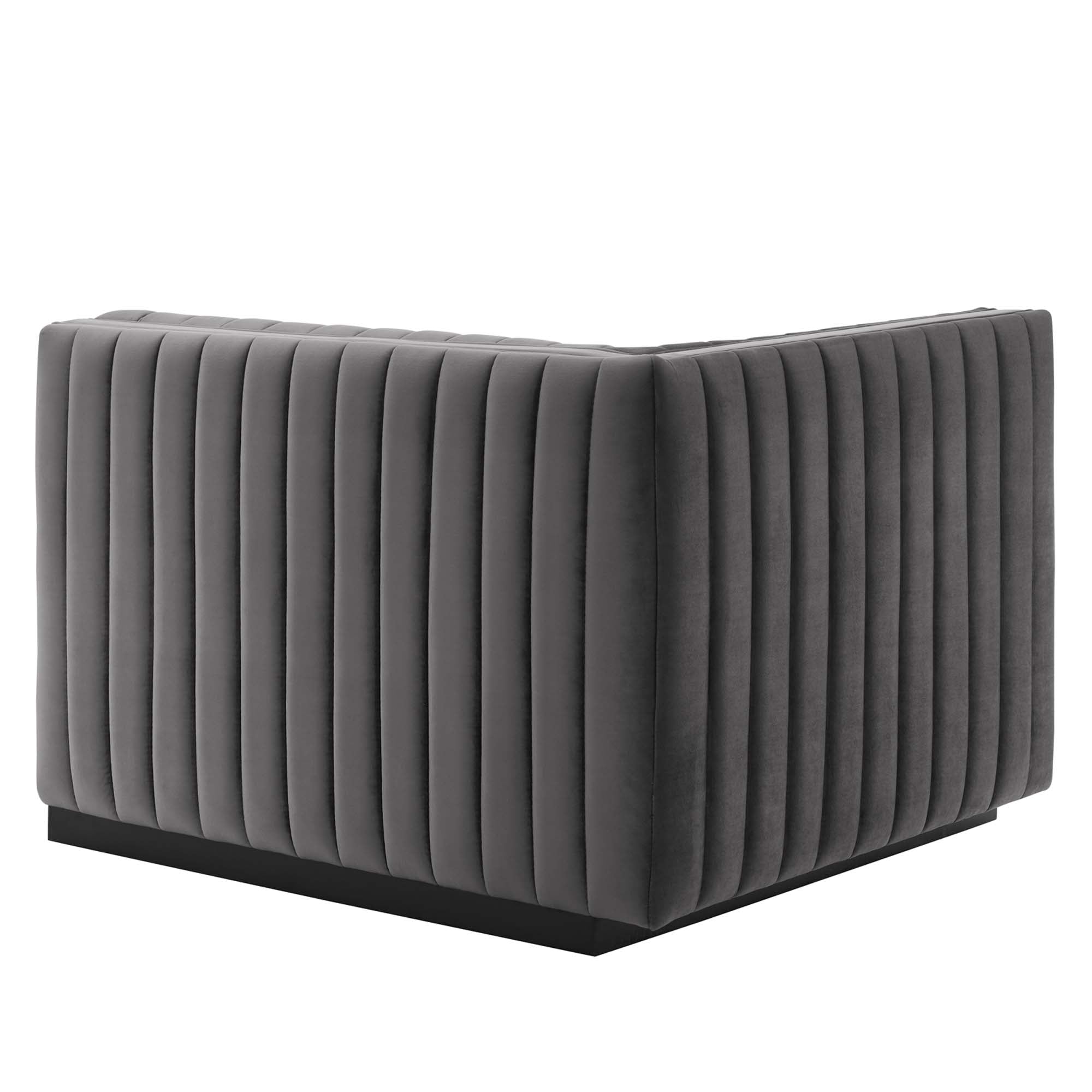 Conjure Channel Tufted Performance Velvet Loveseat by Modway