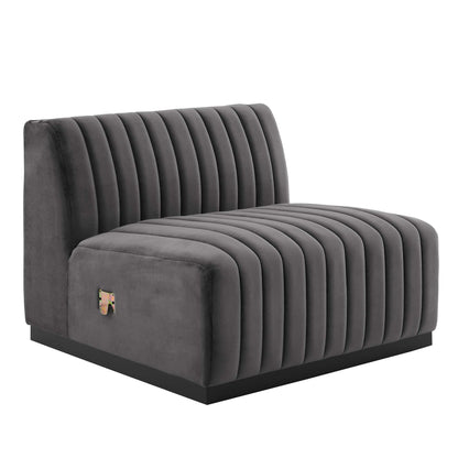 Conjure Channel Tufted Performance Velvet Sofa by Modway