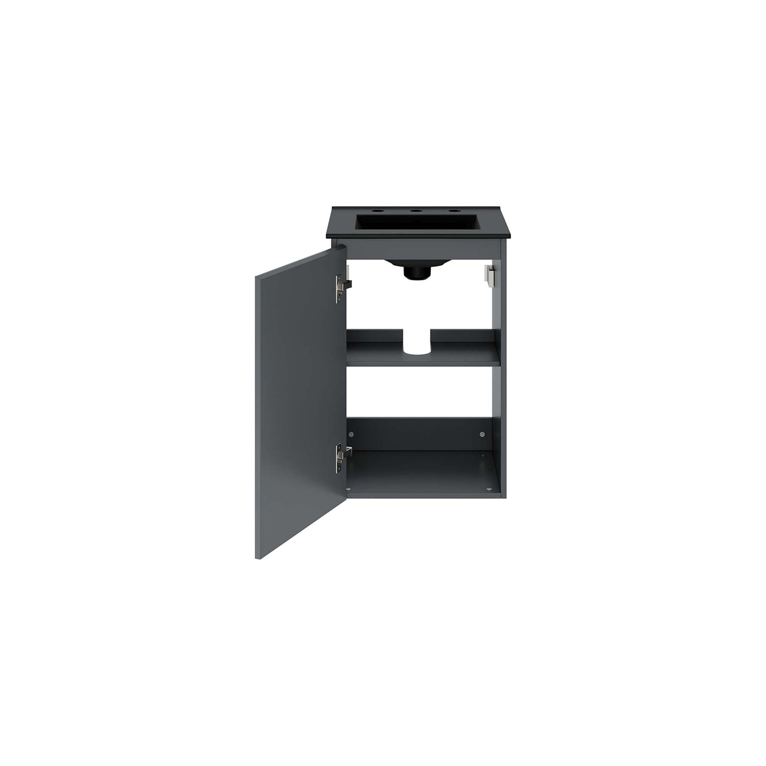 Bryn Wall-Mount Bathroom Vanity Basin Included by Modway