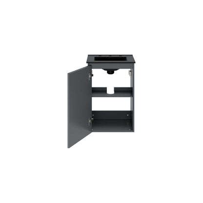 Bryn Wall-Mount Bathroom Vanity Basin Included by Modway