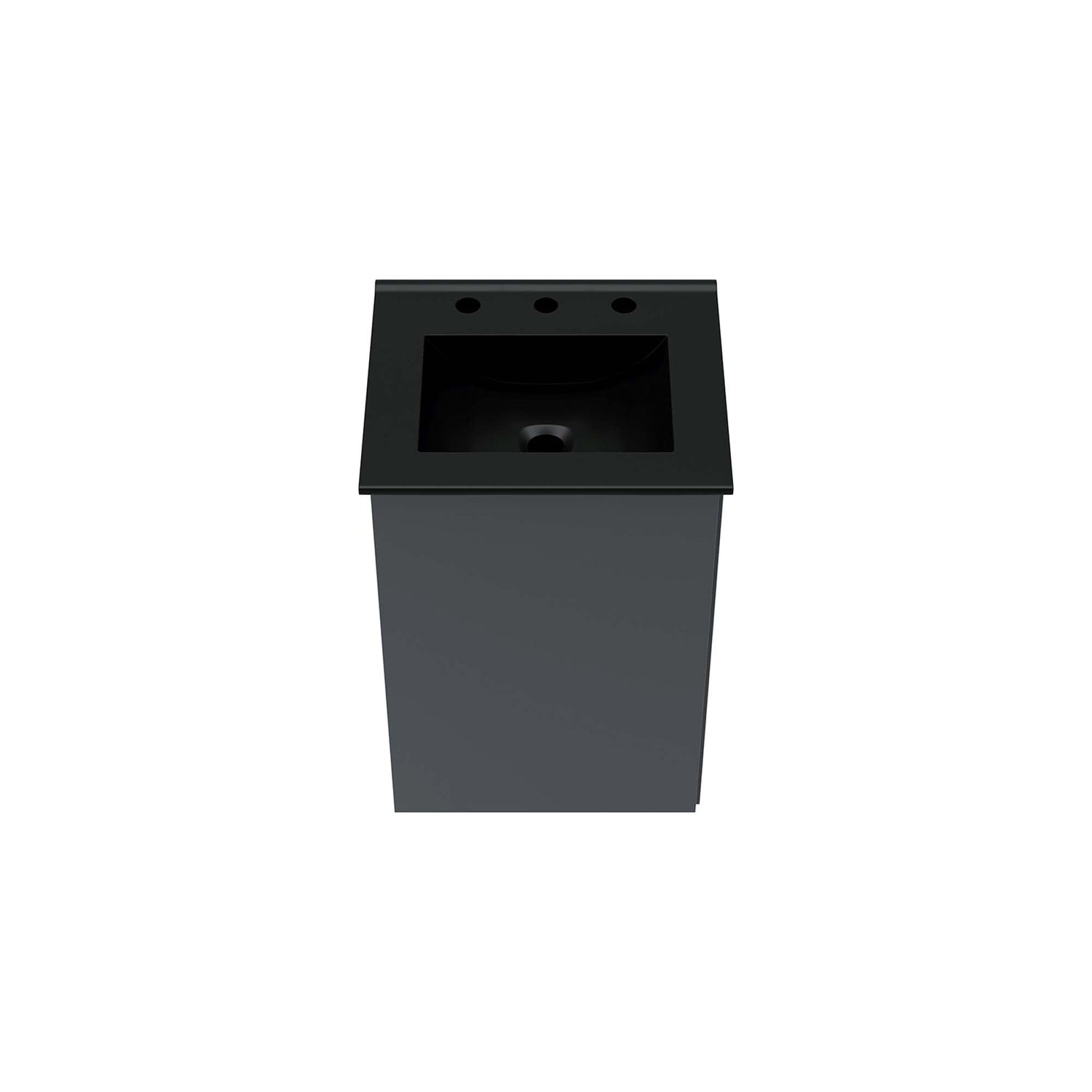 Bryn Wall-Mount Bathroom Vanity Basin Included by Modway