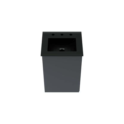 Bryn Wall-Mount Bathroom Vanity Basin Included by Modway