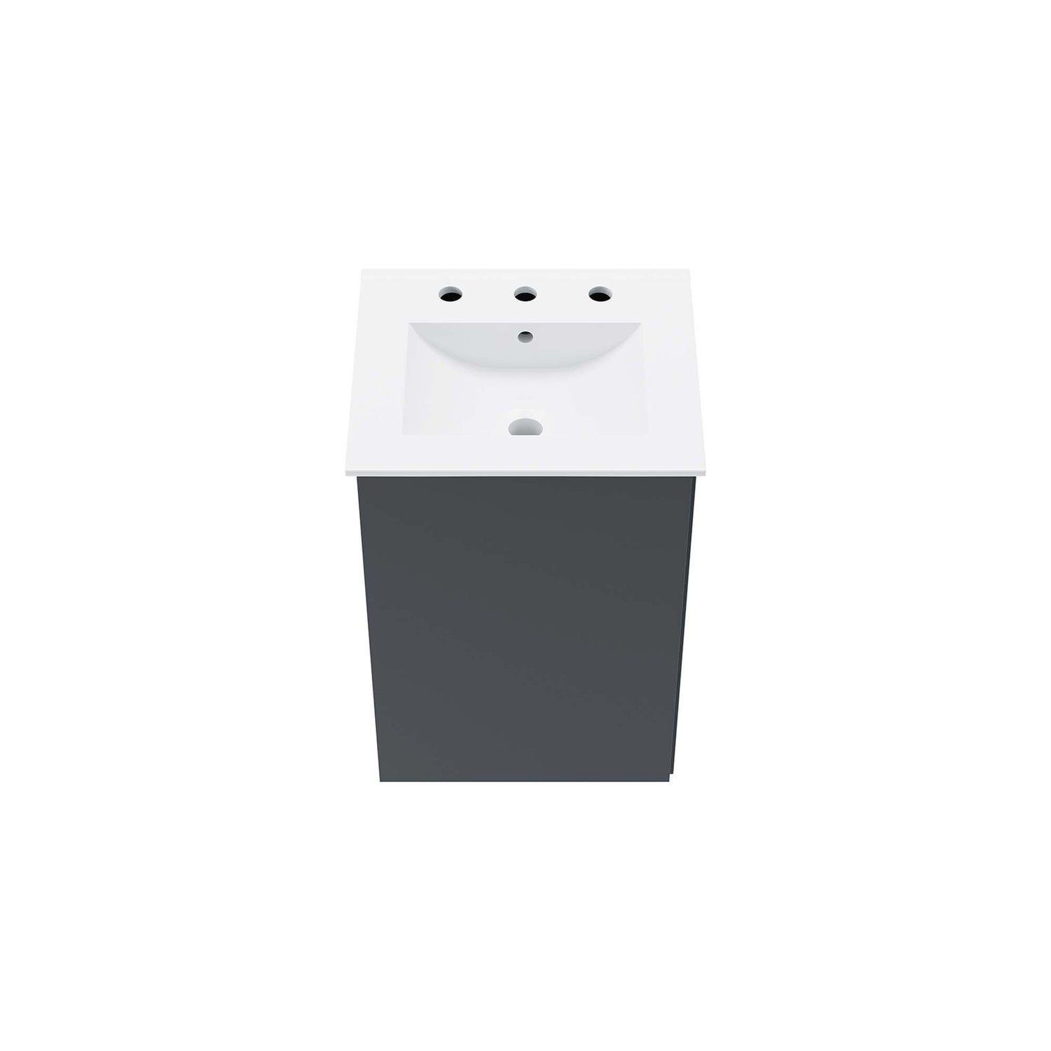 Bryn Wall-Mount Bathroom Vanity Basin Included by Modway