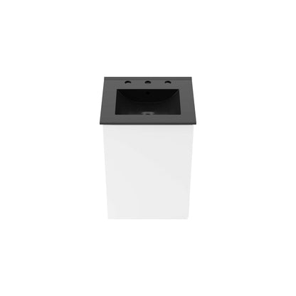 Bryn Wall-Mount Bathroom Vanity Basin Included by Modway
