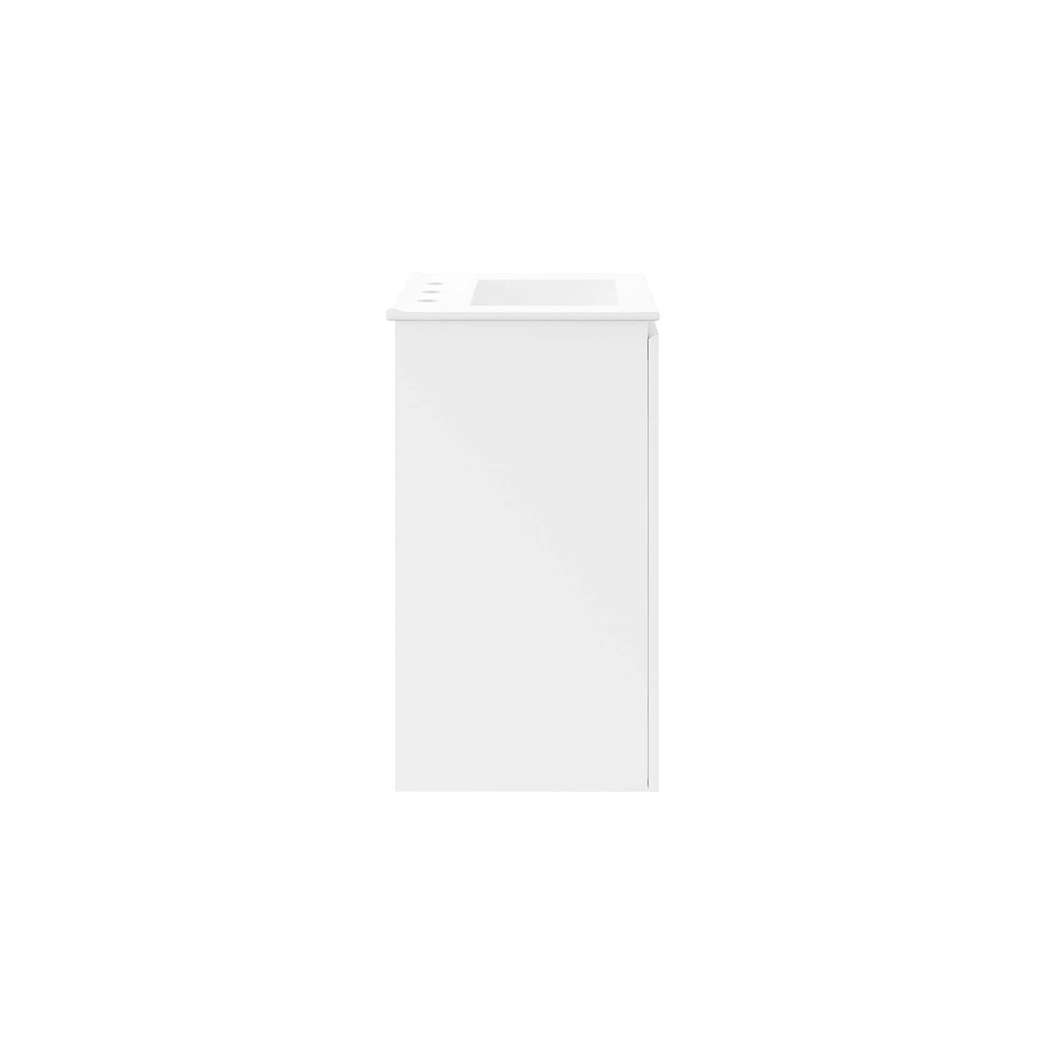 Bryn Wall-Mount Bathroom Vanity Basin Included by Modway
