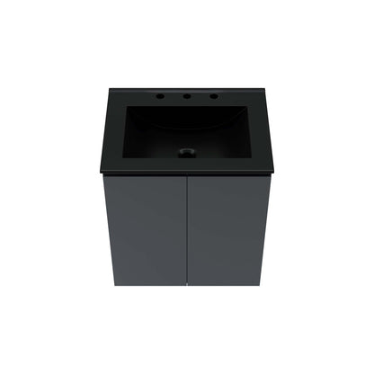 Bryn Wall-Mount Bathroom Vanity Basin Included by Modway
