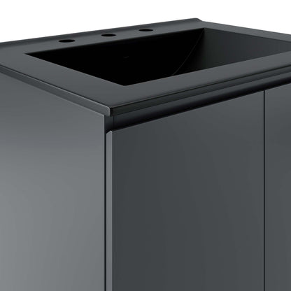 Bryn Wall-Mount Bathroom Vanity Basin Included by Modway