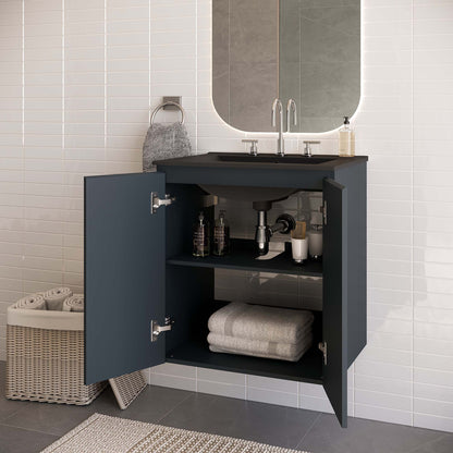 Bryn Wall-Mount Bathroom Vanity Basin Included by Modway