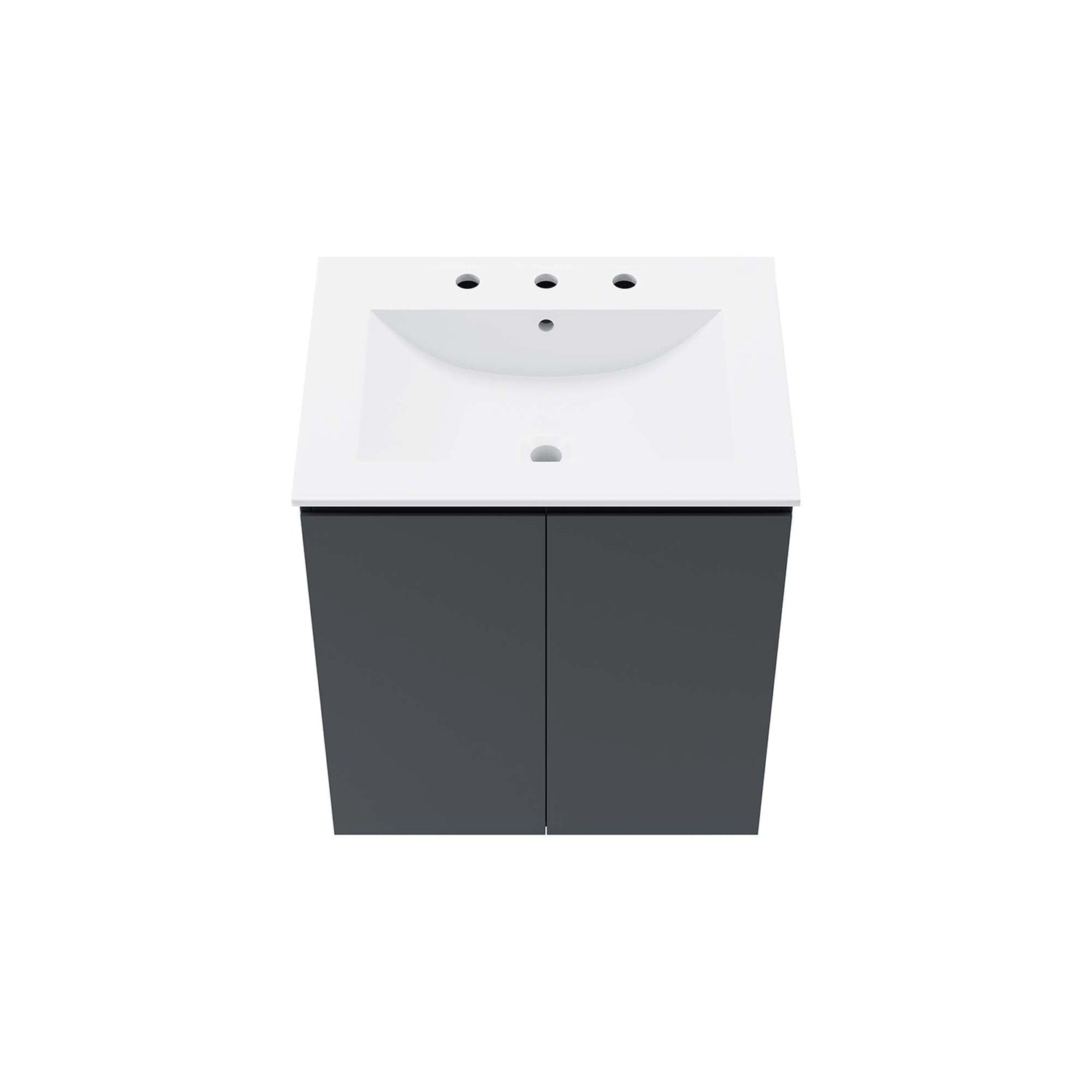 Bryn Wall-Mount Bathroom Vanity Basin Included by Modway