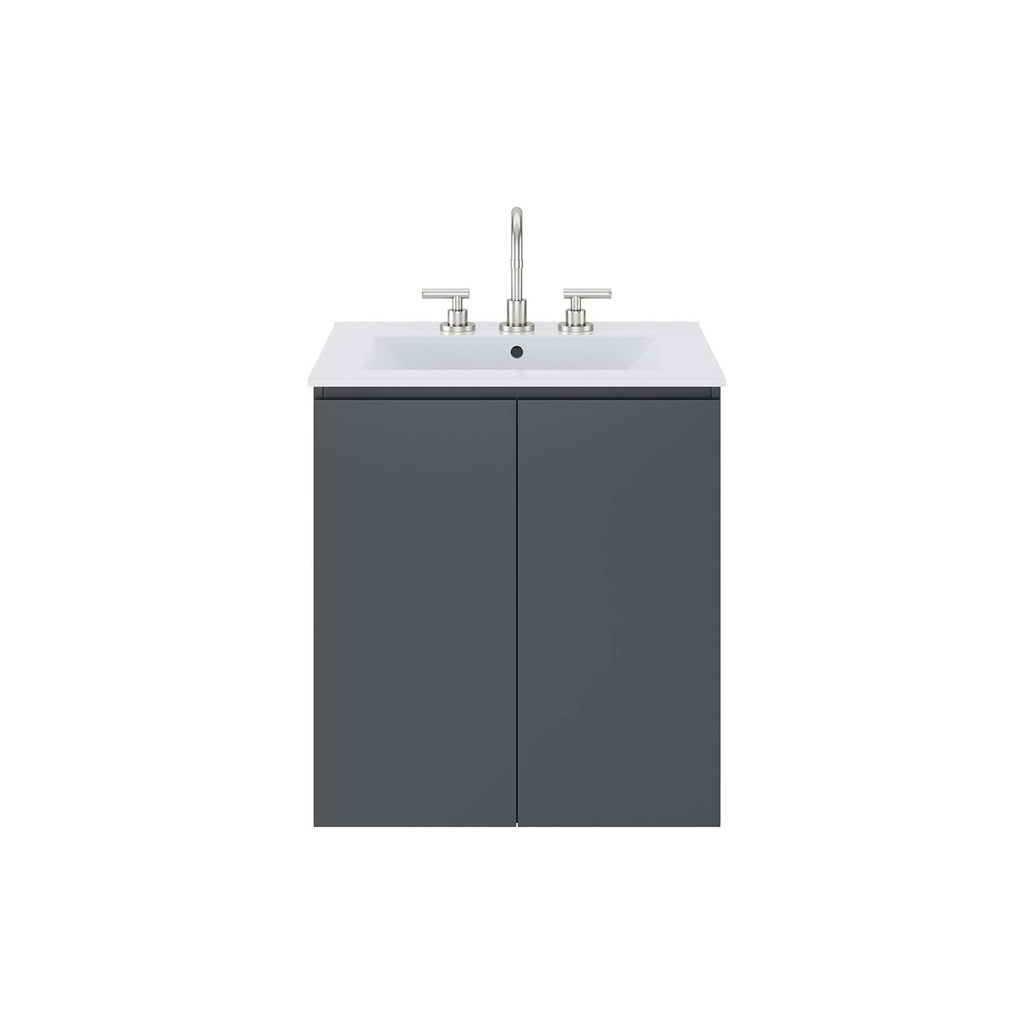 Bryn Wall-Mount Bathroom Vanity Basin Included by Modway