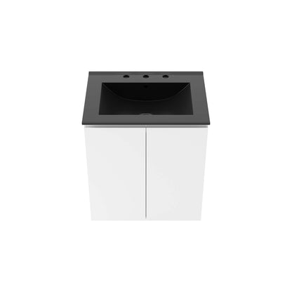 Bryn Wall-Mount Bathroom Vanity Basin Included by Modway