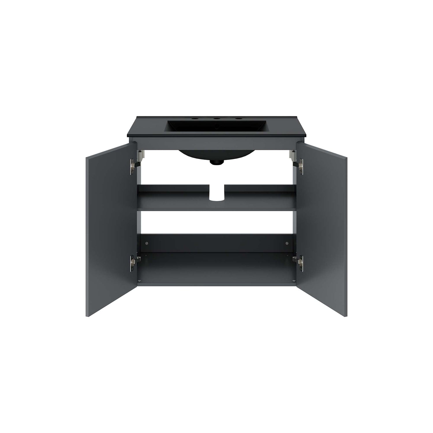 Bryn Wall-Mount Bathroom Vanity Basin Included by Modway