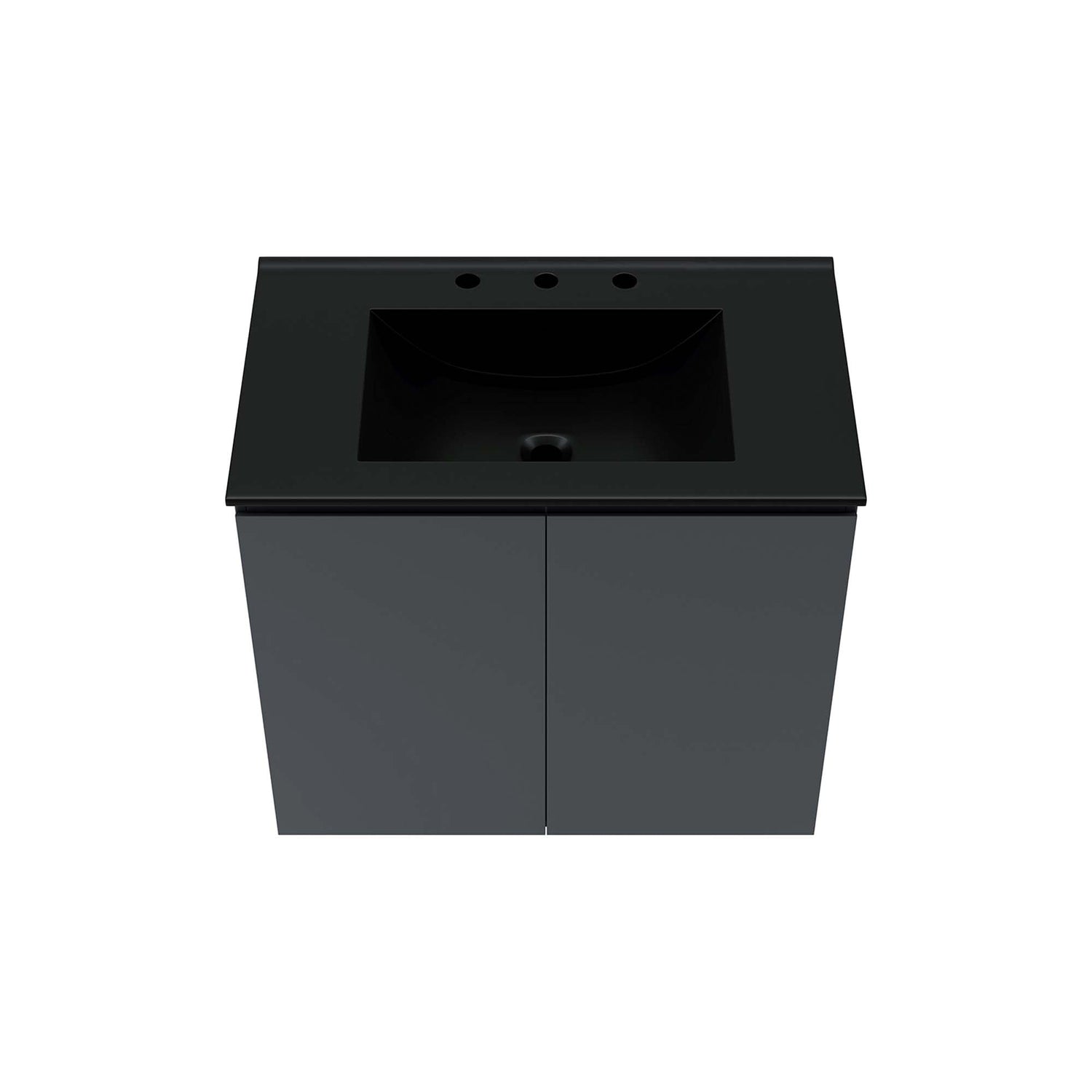 Bryn Wall-Mount Bathroom Vanity Basin Included by Modway