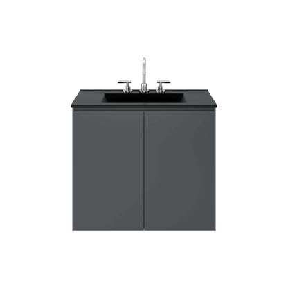 Bryn Wall-Mount Bathroom Vanity Basin Included by Modway