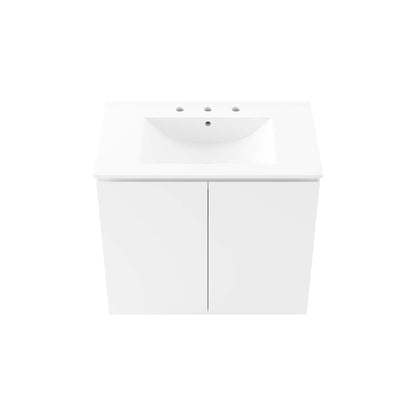 Bryn Wall-Mount Bathroom Vanity Basin Included by Modway