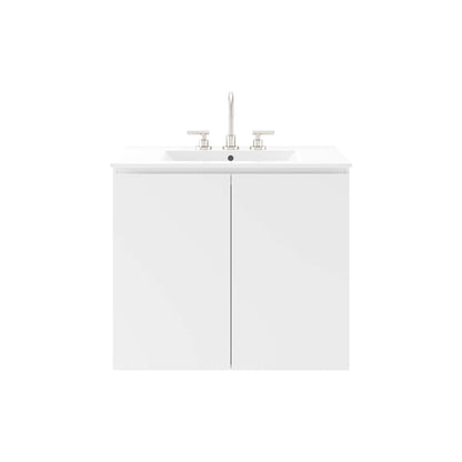 Bryn Wall-Mount Bathroom Vanity Basin Included by Modway