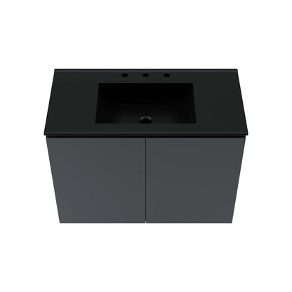 Bryn Wall-Mount Bathroom Vanity Basin Included by Modway