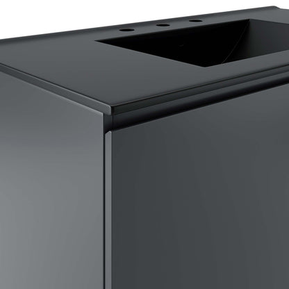 Bryn Wall-Mount Bathroom Vanity Basin Included by Modway
