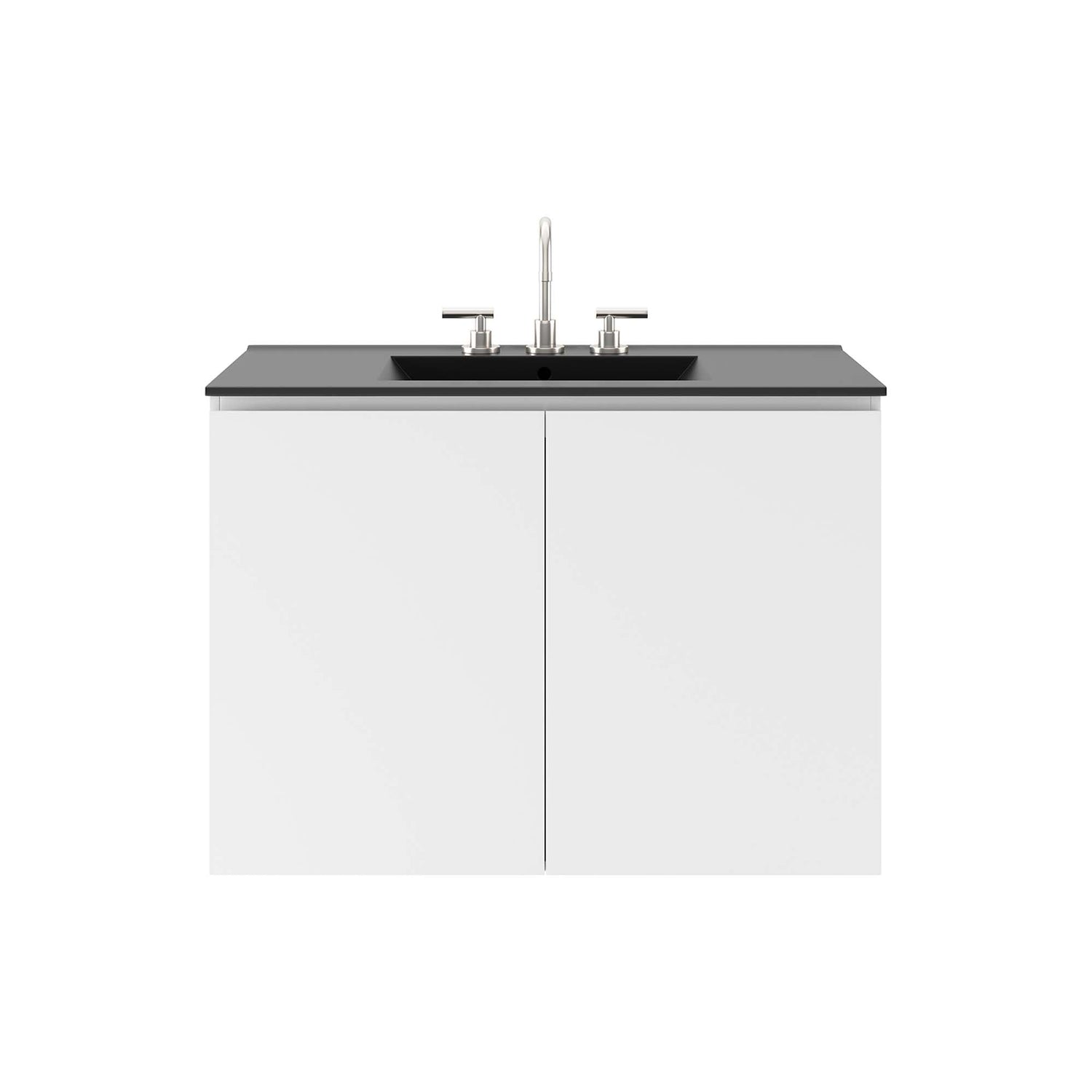 Bryn Wall-Mount Bathroom Vanity Basin Included by Modway