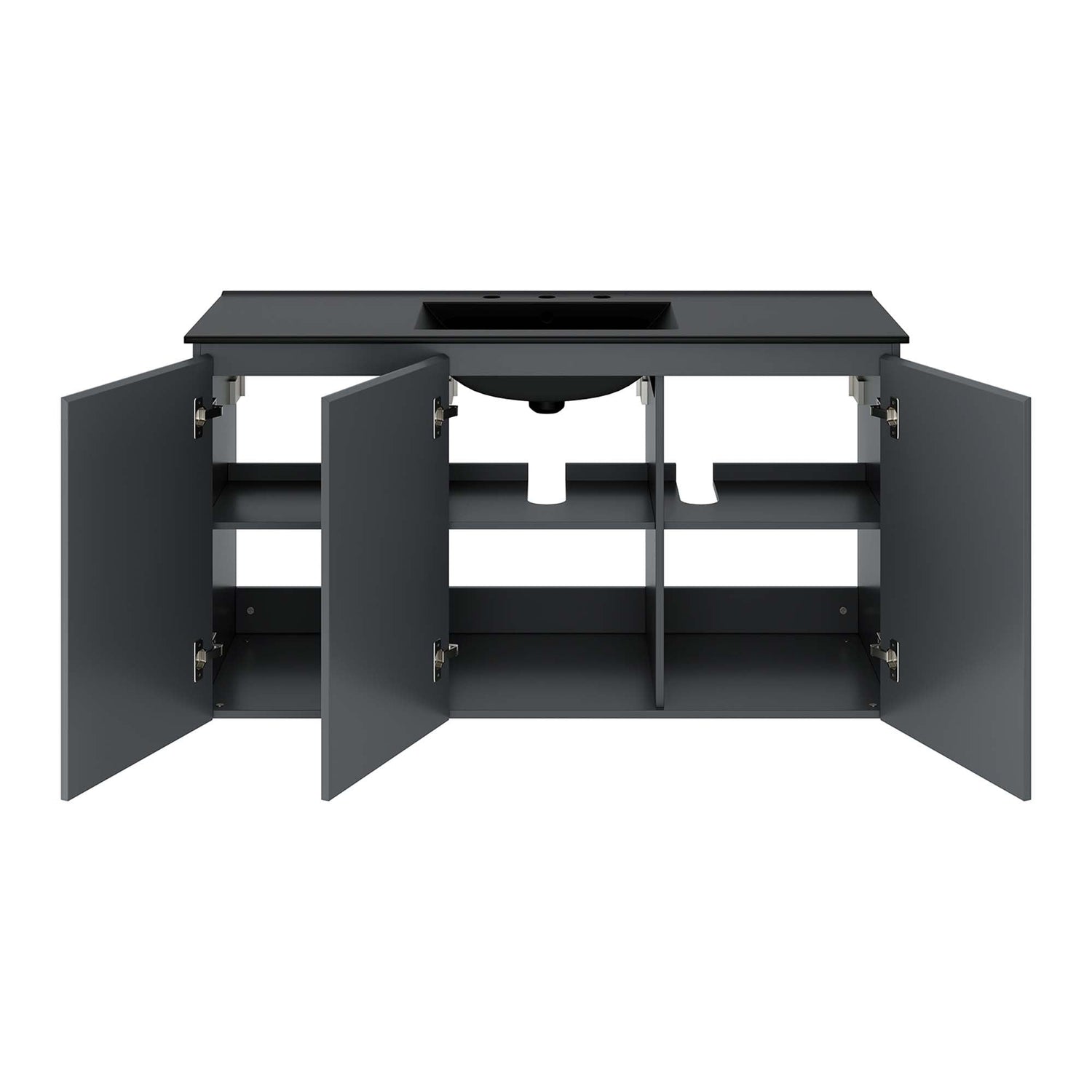 Bryn Wall-Mount Bathroom Vanity Basin Included by Modway