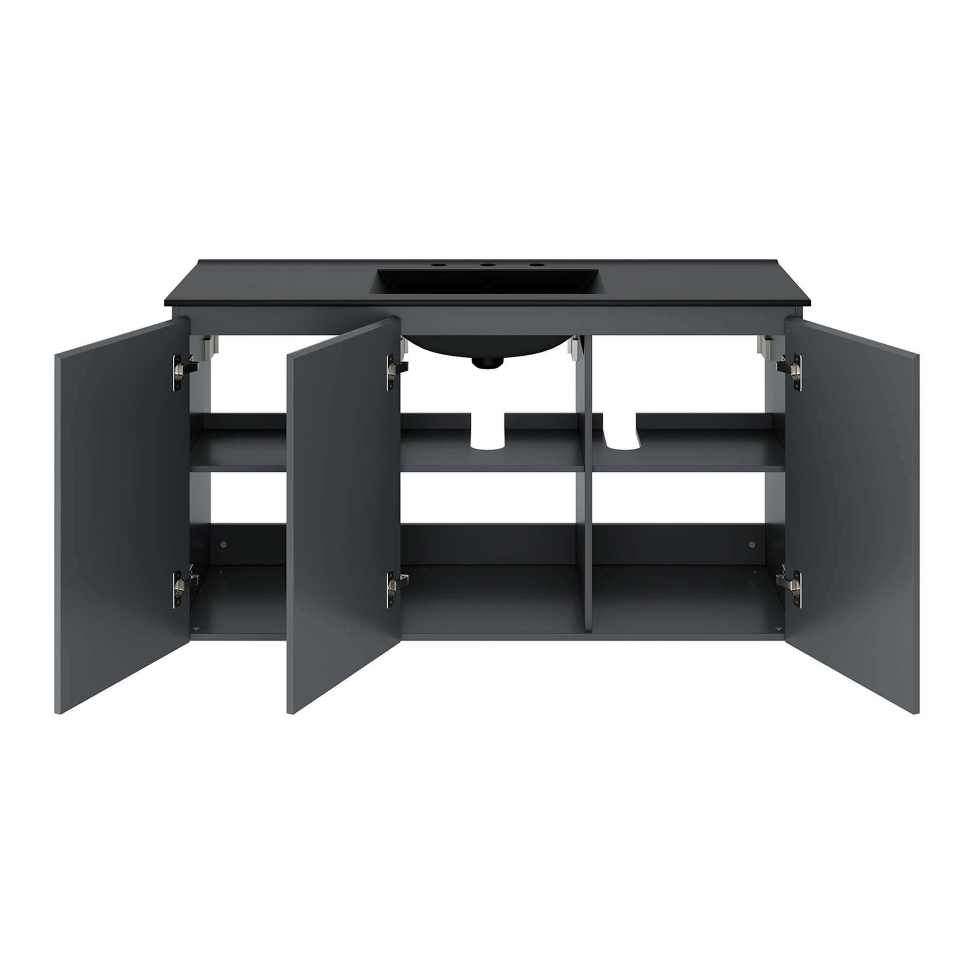 Bryn Wall-Mount Bathroom Vanity Basin Included by Modway