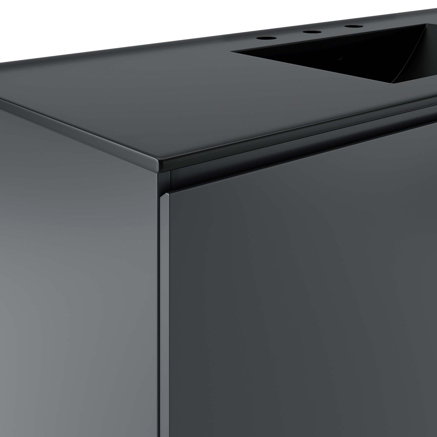 Bryn Wall-Mount Bathroom Vanity Basin Included by Modway