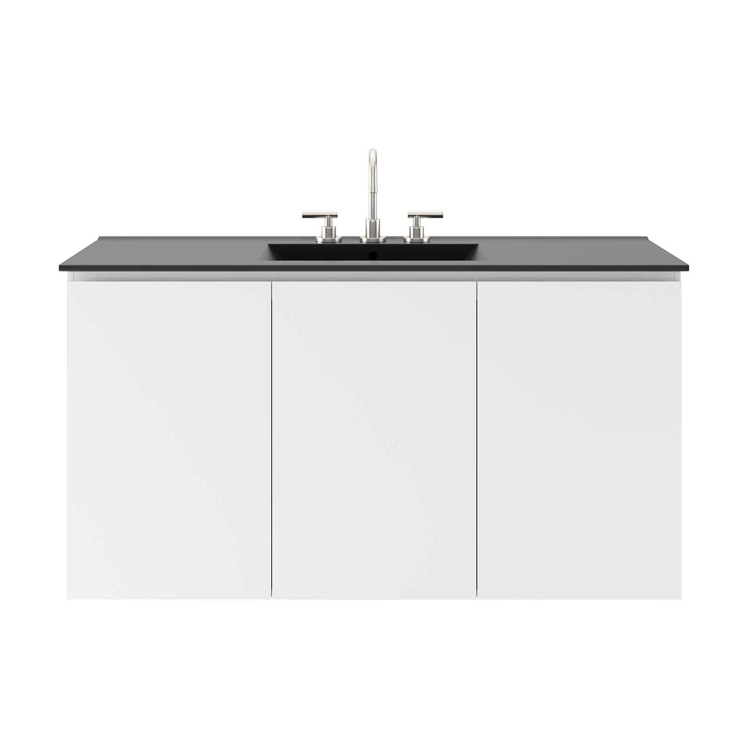 Bryn Wall-Mount Bathroom Vanity Basin Included by Modway