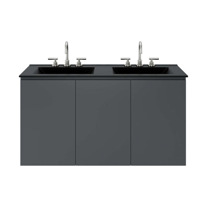 Bryn Wall-Mount Bathroom Vanity Basin Included by Modway