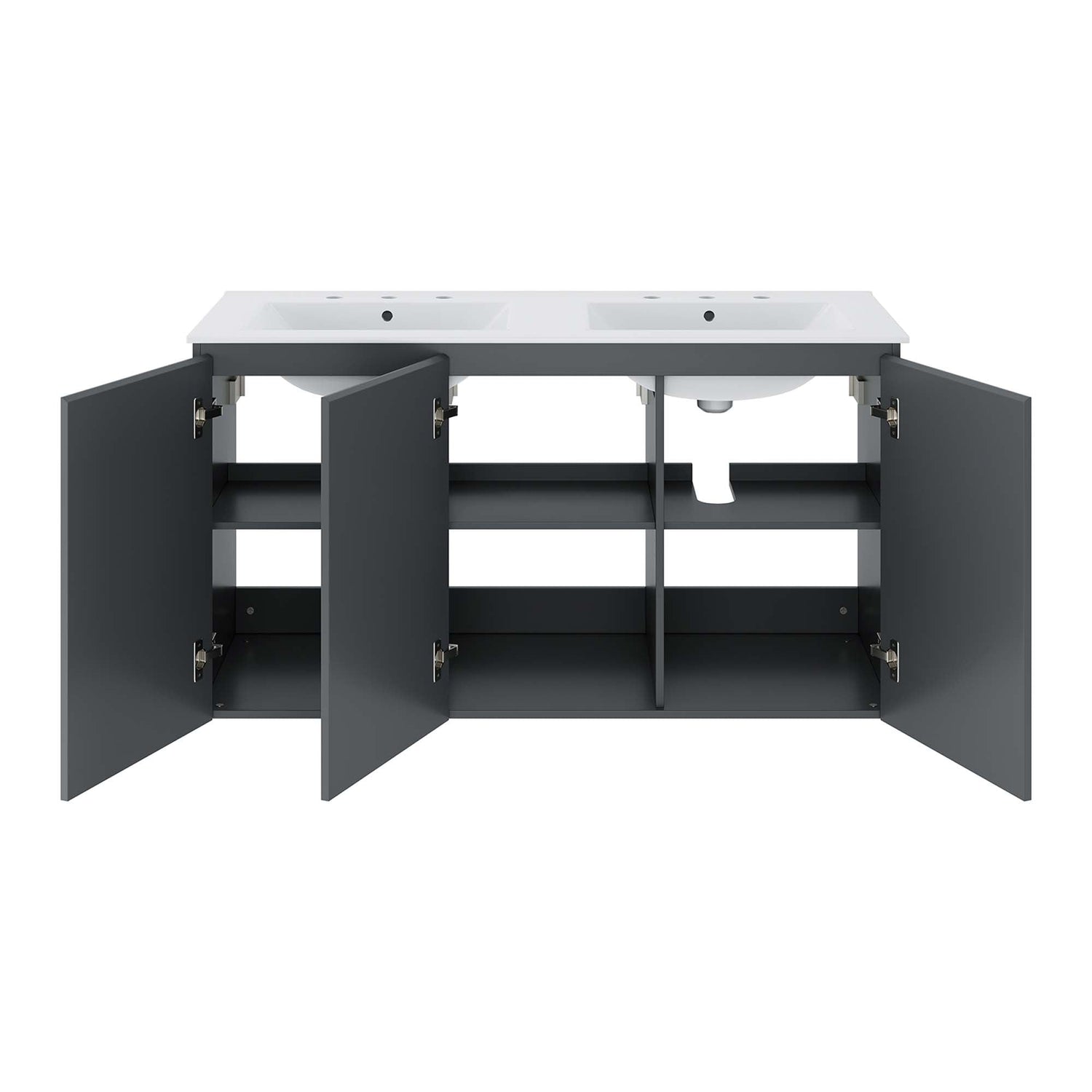 Bryn Wall-Mount Bathroom Vanity Basin Included by Modway