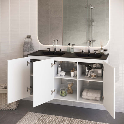 Bryn Wall-Mount Bathroom Vanity Basin Included by Modway